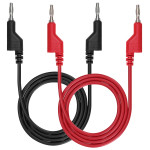 Connecting Leads with 4 mm Safety Plugs