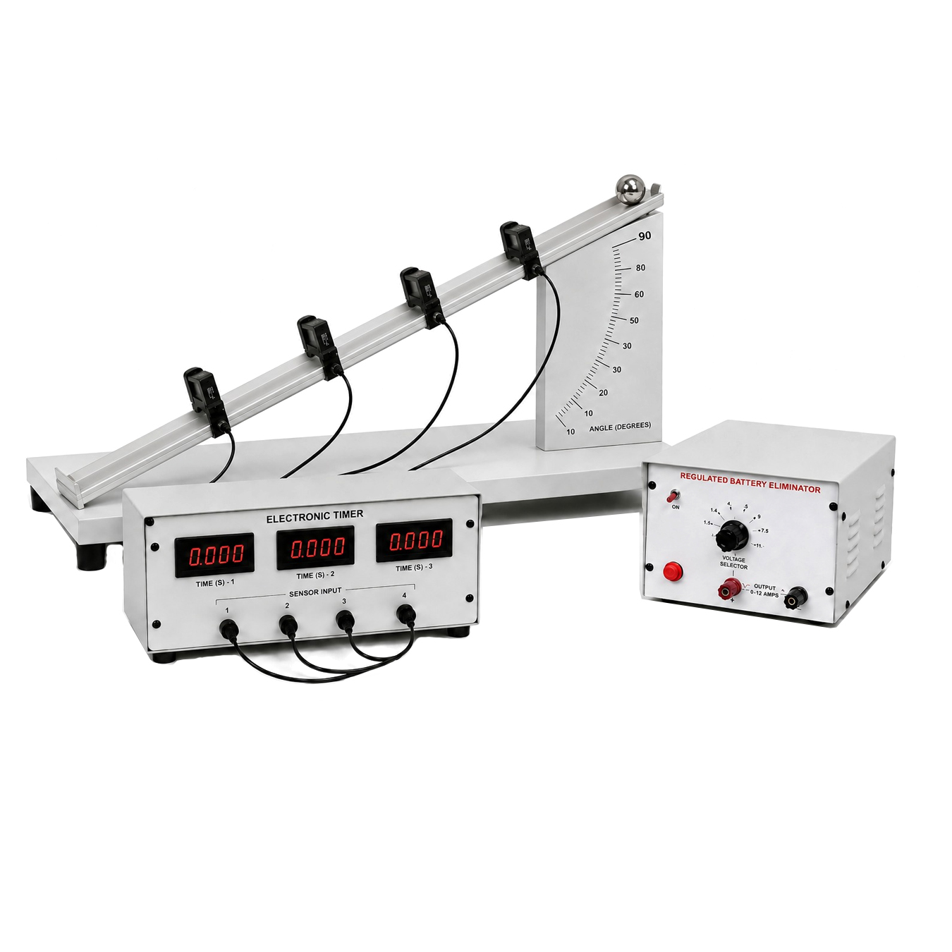 Electronic Timer with Photogates