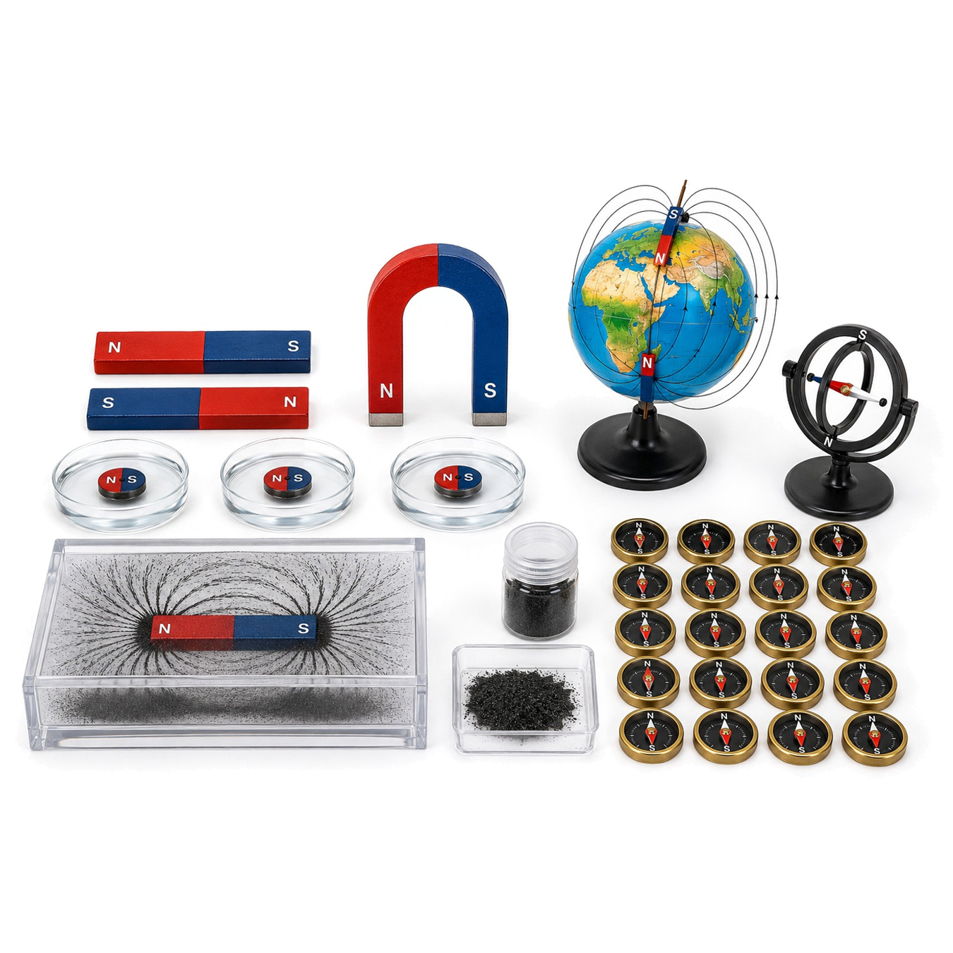 Earth Magnetic-Field Study Set