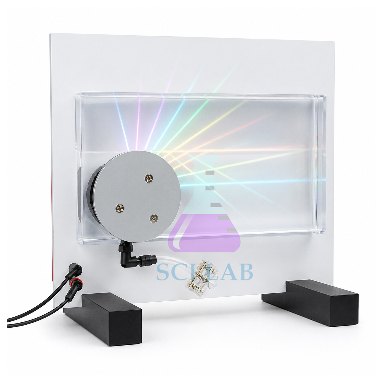 Apparatus for Studying the Reflection of Light from Different Surfaces and the Refraction of Light in Different Environments