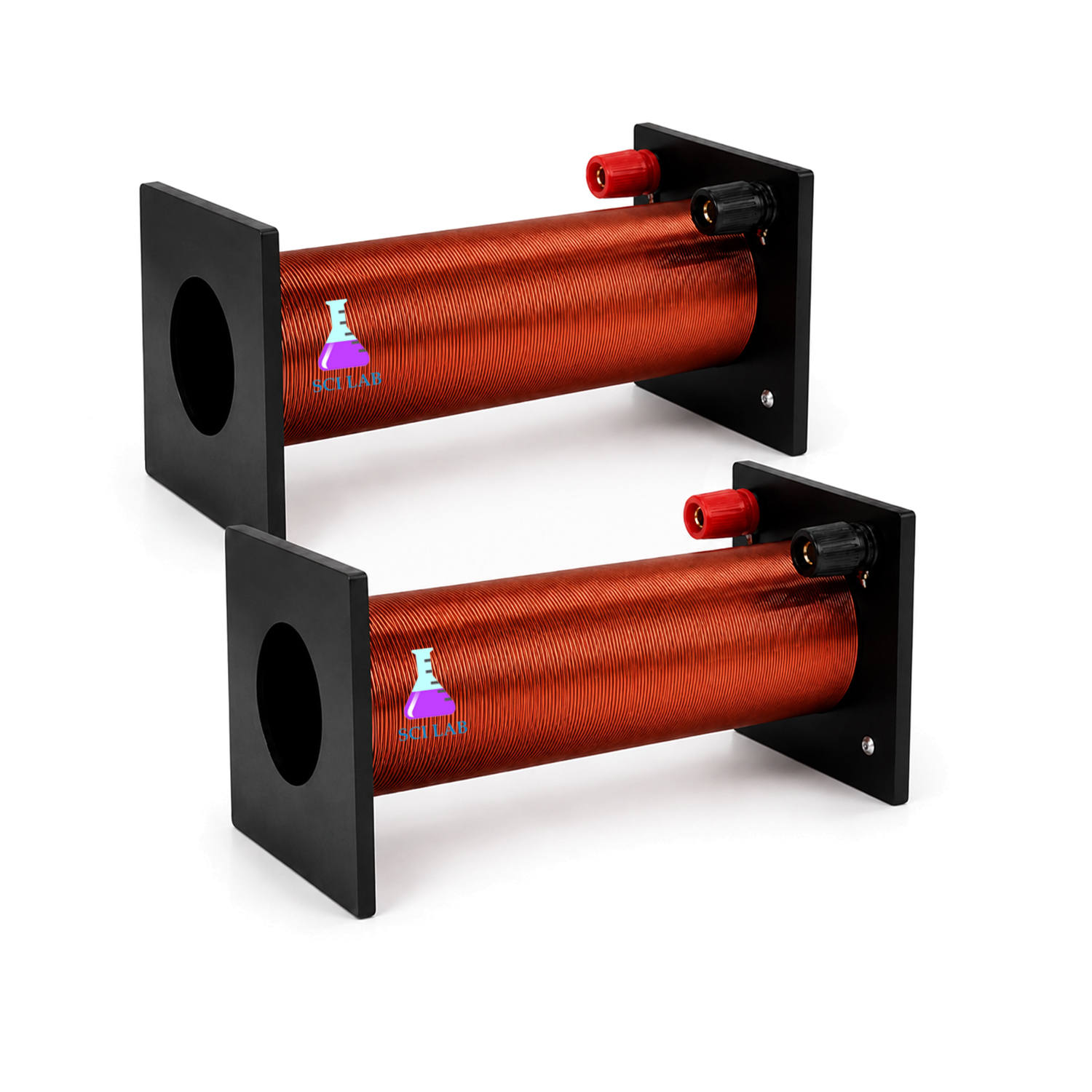 Set of Coils with Removable Iron Core
