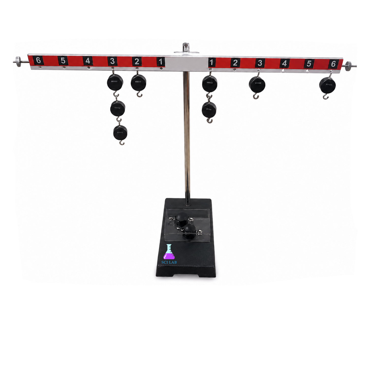 Lever with Supporting Stand for Torque and Equilibrium Investigations.