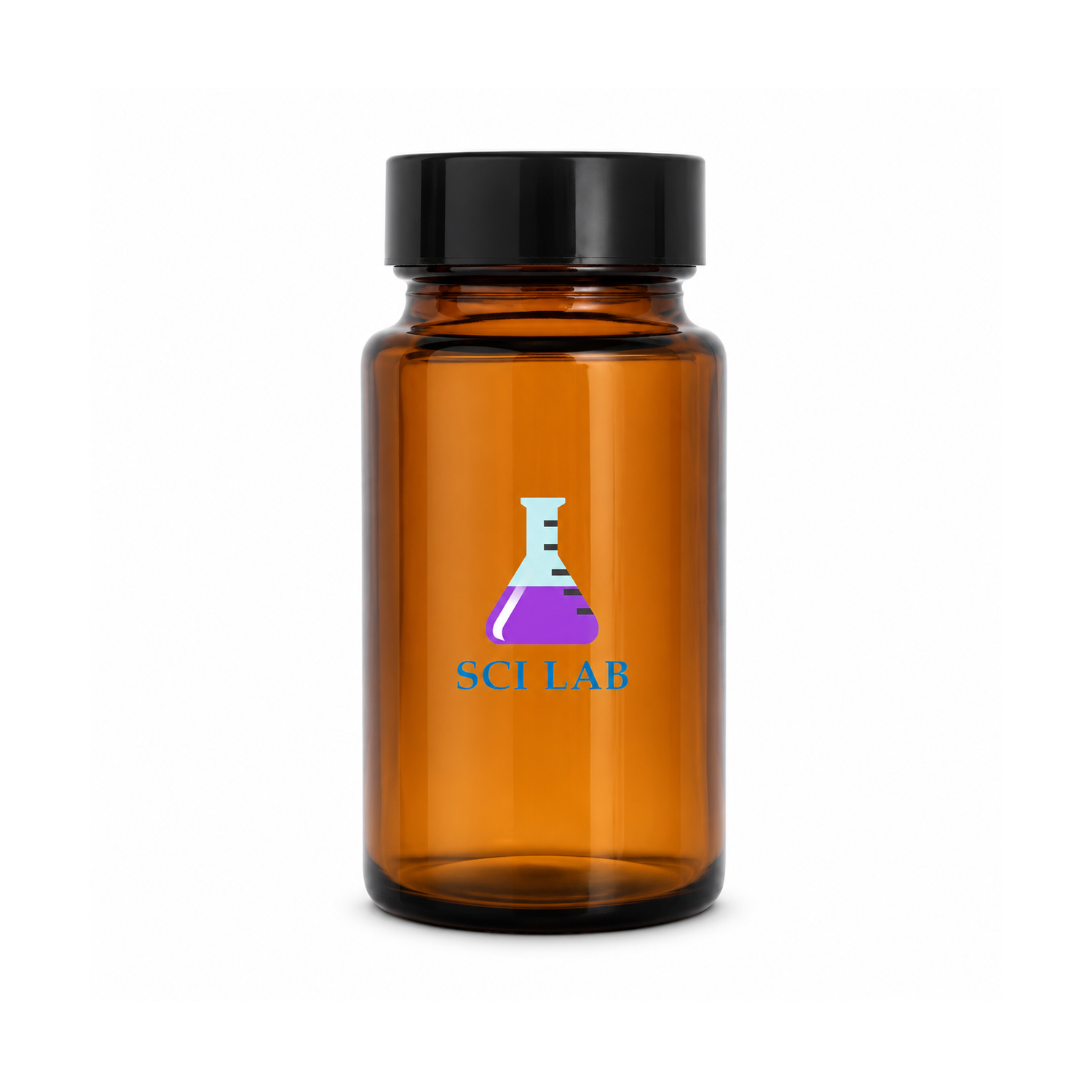 Glass Bottle, for Liquid Reagents (Amber)